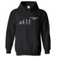 Evolution Inspired Classic Unisex Kids and Adults Pullover Hoodie 									 									 									